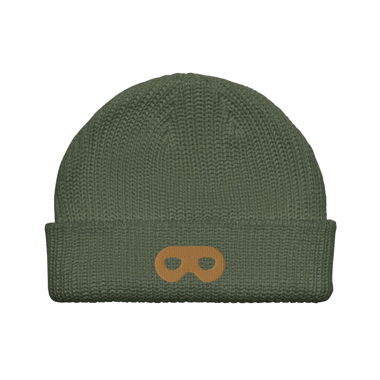 Supervillain Network Embroidered Mask Fisherman beanie